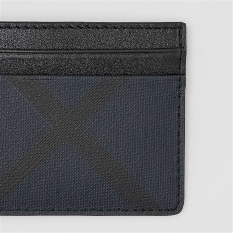 burberry london check leather card case navy black|Burberry Limited.